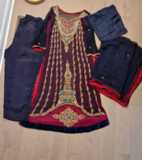 3 peice Pakistani/Indian party wear dress