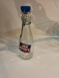 Collectible~Indro Bottle ~Jack Astor's Bar and Grill Logo
