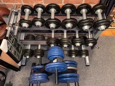 Gym Equipment- Dumb Bells/Complete Gym+, View more