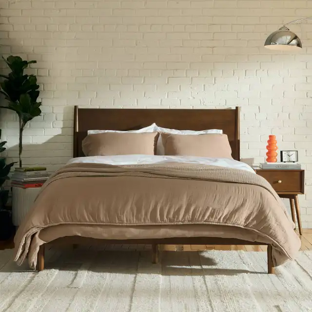 Mid-Century Modern Twin Bed Frames (6avail.) Part headboard miss in Beds & Mattresses in Truro - Image 4