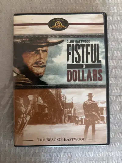Relive the classic Western action with this DVD of "A Fistful of Dollars," starring Clint Eastwood....