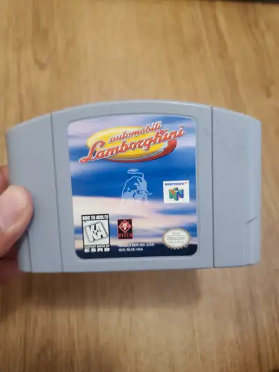 Nintendo 64 Games N64 Automobili lamborghini , View more