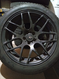  Snow tires with koning rims 