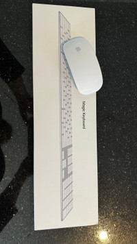 Magic keyboard with numeric keys and magic mouse - Almost new