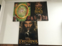 6 books - Lord of the Rings Movie Visual Guides & Photo Books