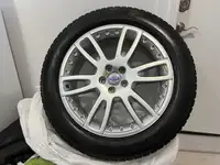 Set of 4 OEM Volvo 19" Achilles alloy rims, Nokian winter tires