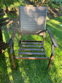 Outdoor patio chair set (6)