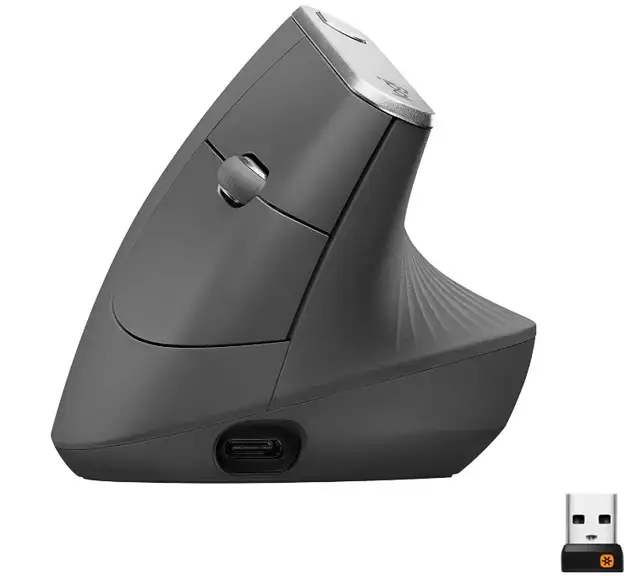 Logitech MX Vertical Wireless Mouse in Mice, Keyboards & Webcams in Markham / York Region - Image 5