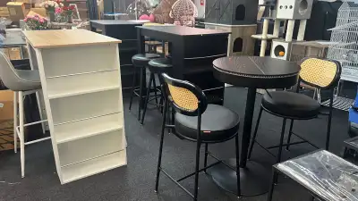 Bar Table, Bar Table, 79-105 cm Height Adjustable, Bis, View more