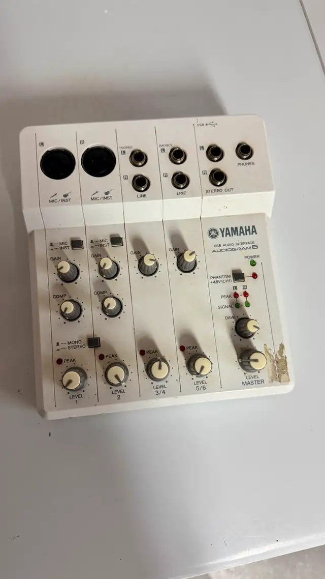 Yamaha Audiogram 6 usb in Pro Audio & Recording Equipment in Kawartha Lakes - Image 2