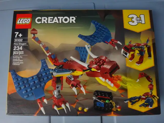 Genuine Lego 31102 Fire Dragon - Sealed - WILL DELIVER TO YOU