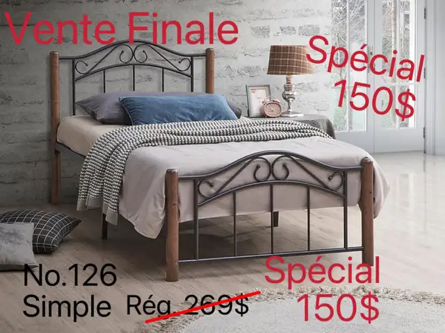 100%NEUF!!! Des lits et des meubles à Liquidation!!! in Beds & Mattresses in City of Montréal - Image 5