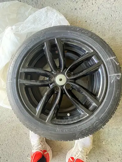 Lost one Wheel Center Hub Cap. One tire had a crack on the inside..