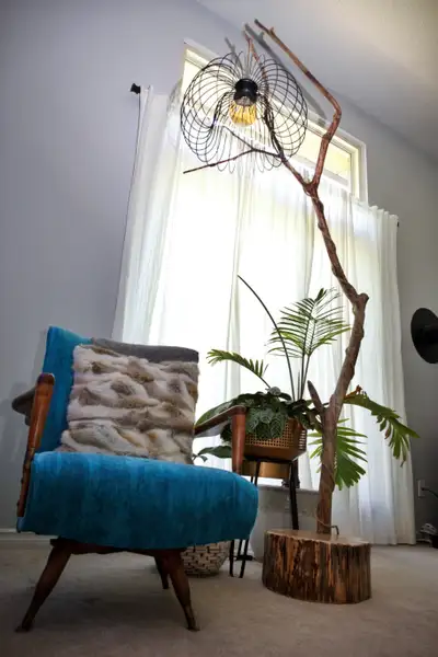 Handmade Natural Tree Branch Floor Lamp – Unique Statement Light, View more