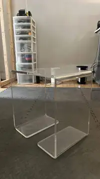 Vintage transparent stool 