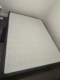 Queen Box spring and frame 