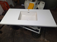 Corian vanity countertop 