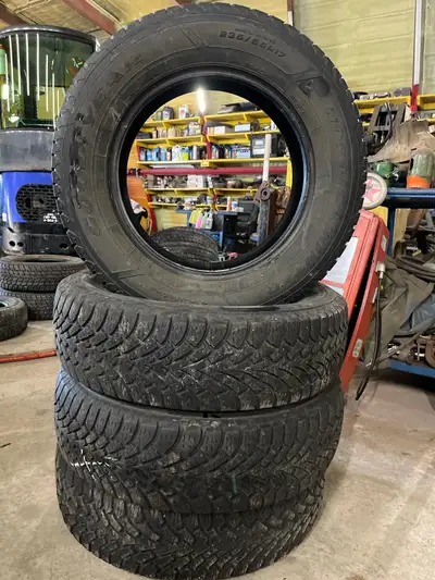 I have a set of 4 235 65R17 mud & snow tires for sale.