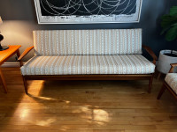 Mid century modern Danish Teak 3 seater sofa by Arne Vodder - 