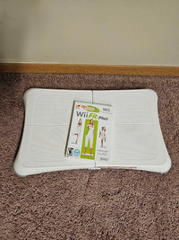 Nintendo wii fit plus and board