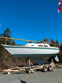 27' O'DAY Sailboat with Trailer