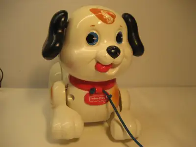 Vintage Fisher Price Pull Along Dog, View more