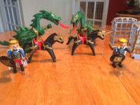 Playmobil 3840 Dragon vert et figurines