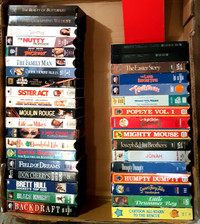 31 english VHS cassettes pour 35.$