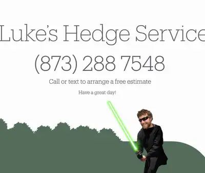 Got an overgrown or shaggy hedge? Luke’s hedge service can take care of it! Trimming your hedge enco...