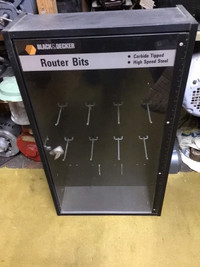 ROUTER  BITS  CABINET 
