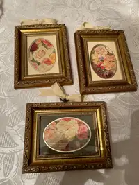 3 framed prints 