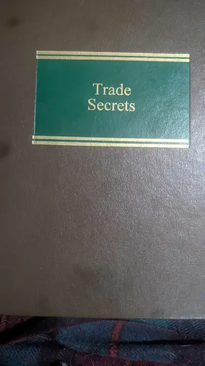 Delve into the intricate world of intellectual property with this hardcover edition of 'Trade Secret...