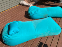 Comfy outdoor loungers