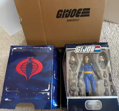 GI JOE ULTIMATES SUPER 7 BARONESS ACTION FIGURE, View more