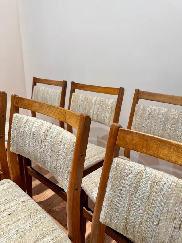 Mid Century Teak Dining Chairs 62864365919873124