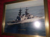 Vintage Naval Ship Picture USS Kinkaid DD 965
