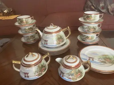 Vintage Japanese Tea Set, View more