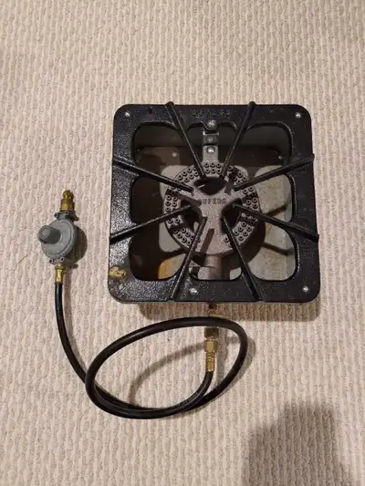 SuperB - Vintage Cast Iron Portable Stove Gas Burner, View more