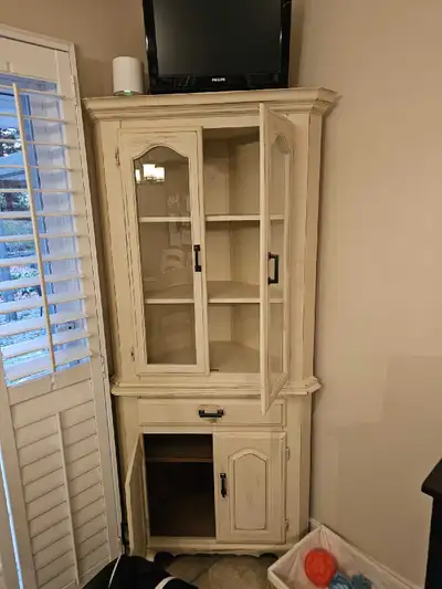 Stackable corner hutch, View more