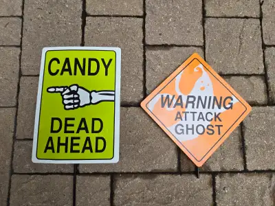 Halloween Metal Signs (EACH), View more