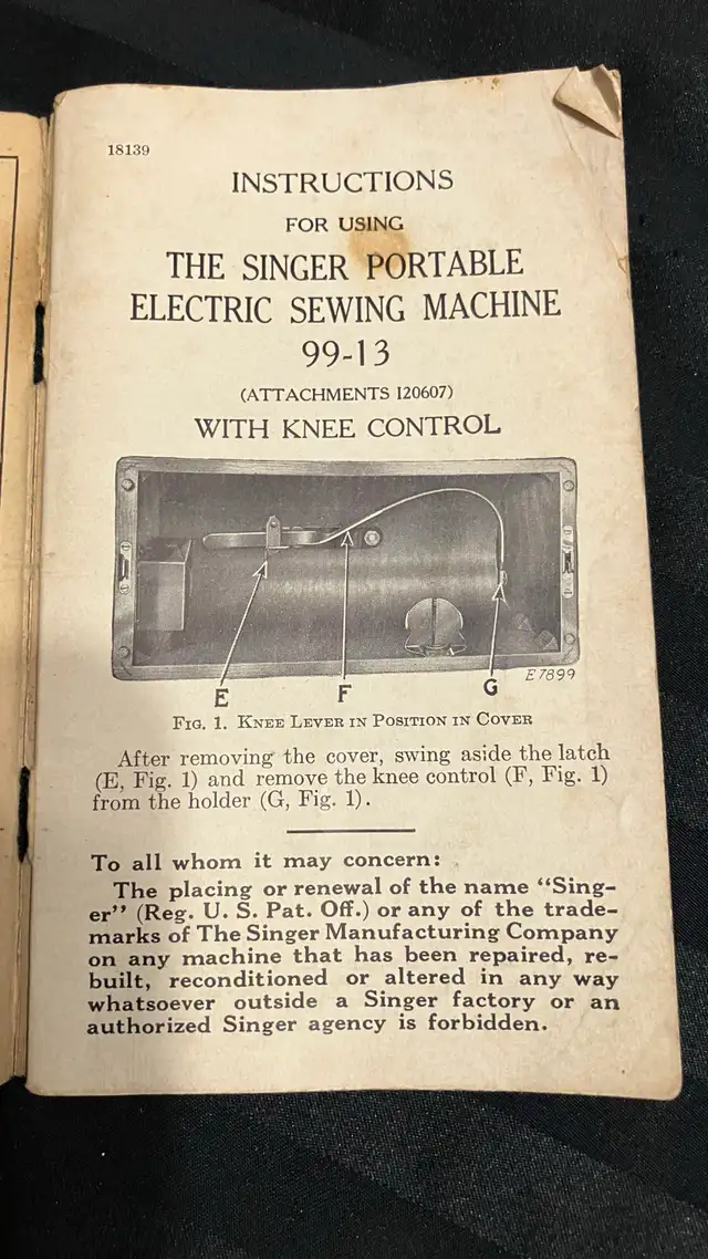 vintage Singer sewing machine manual in Arts & Collectibles in Winnipeg - Image 4