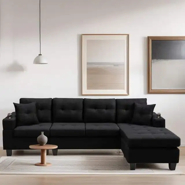 Don't Miss Out Deal Reversible Comfort Living Sectional Sofa Set63826840155009124