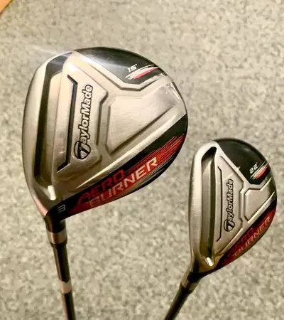 LH Taylormade AeroBurner 3W & 4H, View more