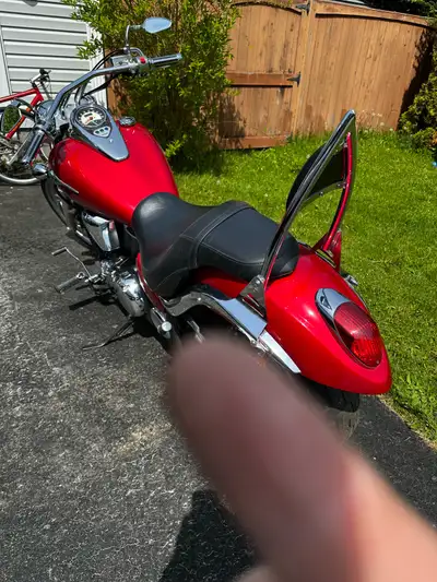 Low km 2009 Kawasaki vn900 custom. Like new condition, aftermarket exhaust , backrest and mirrors.