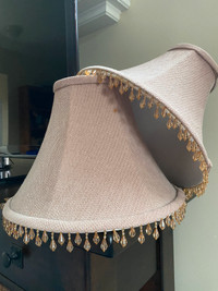 Lampshades with beaded fringe (2)