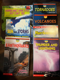 BRAND NEW KID’S NATURAL DISASTER/WEATHER BOOKS