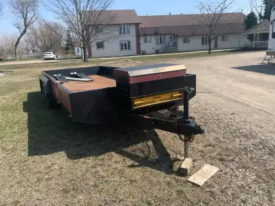 22 foot car hauler with winch.