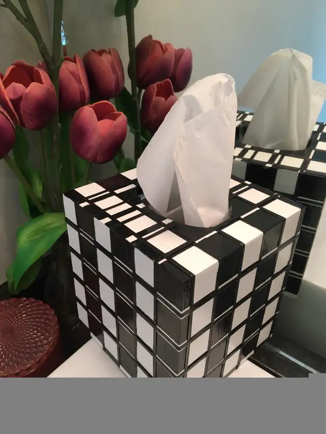 Handmade Decoupaged Tissue Boxes445588802246420487