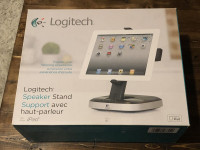 iPad Logitech speaker stand