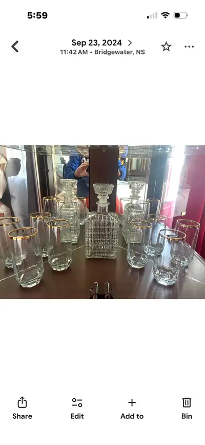 Crystal Decanter Set, View more
